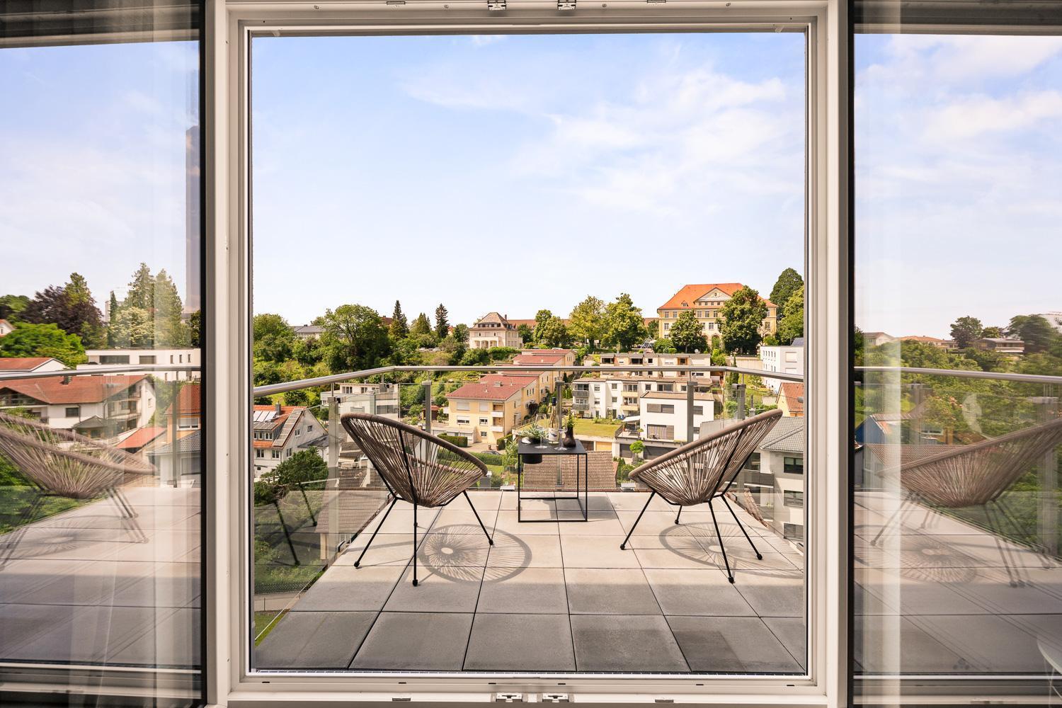 Golden Poodle Luxusappartment Am Neuen Schloss Tettang Tettnang Bagian luar foto